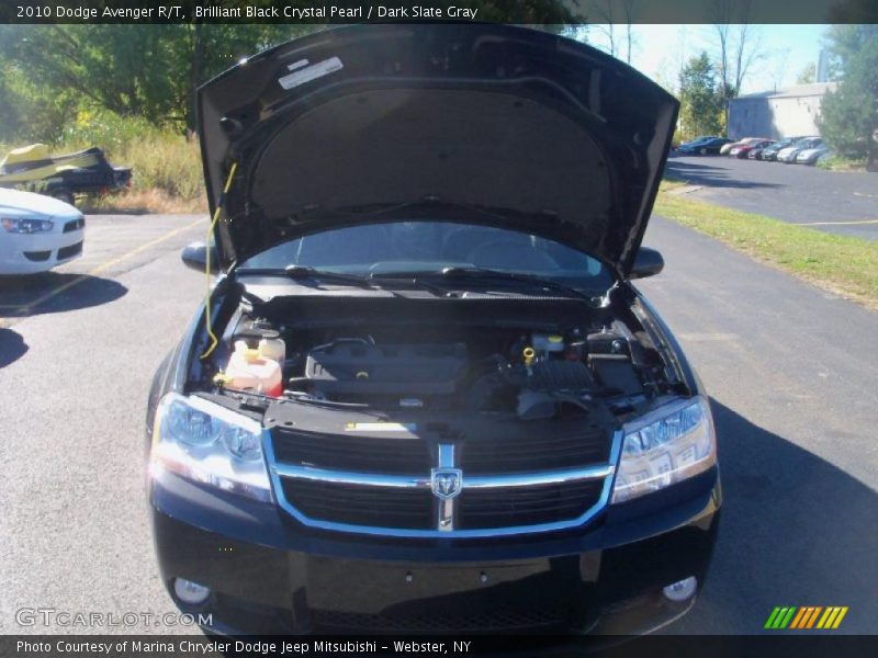 Brilliant Black Crystal Pearl / Dark Slate Gray 2010 Dodge Avenger R/T