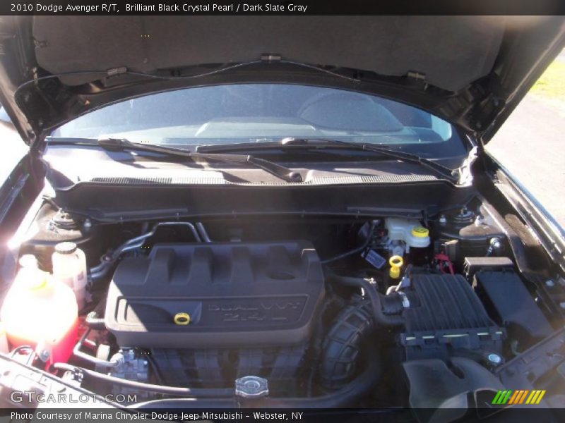 Brilliant Black Crystal Pearl / Dark Slate Gray 2010 Dodge Avenger R/T
