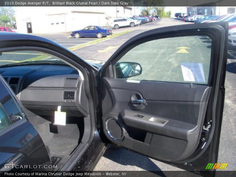 Brilliant Black Crystal Pearl / Dark Slate Gray 2010 Dodge Avenger R/T