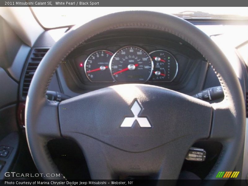 White Pearl / Black Sport 2011 Mitsubishi Galant SE