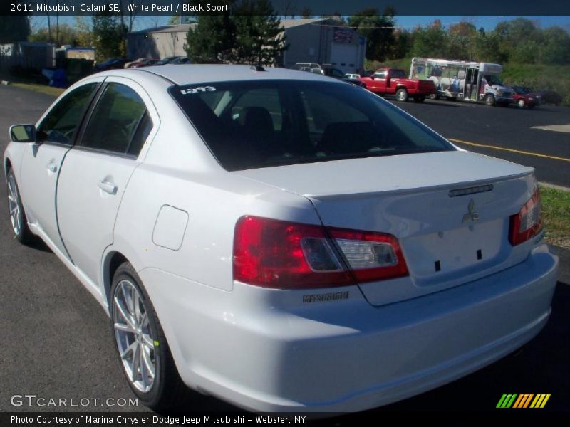 White Pearl / Black Sport 2011 Mitsubishi Galant SE