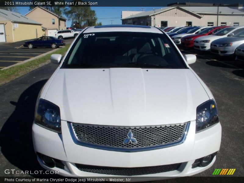 White Pearl / Black Sport 2011 Mitsubishi Galant SE