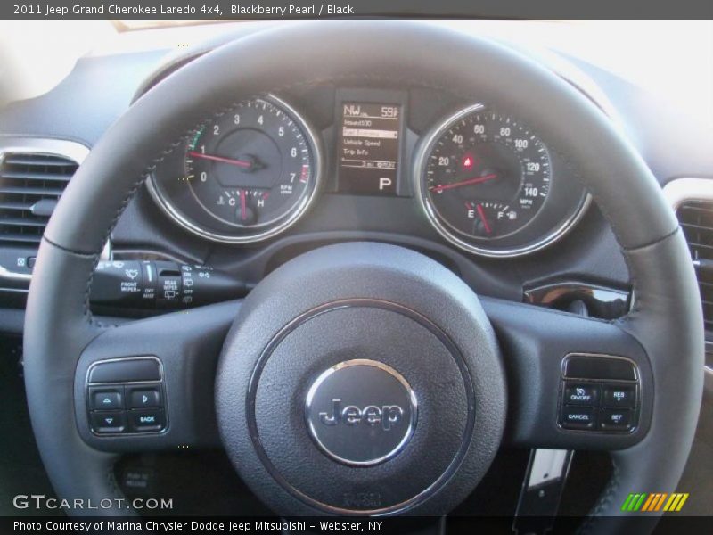 Blackberry Pearl / Black 2011 Jeep Grand Cherokee Laredo 4x4