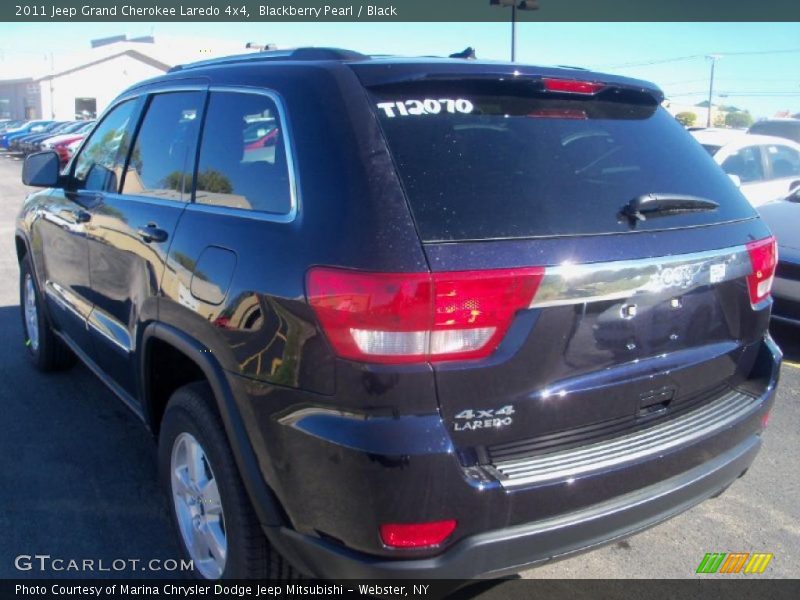 Blackberry Pearl / Black 2011 Jeep Grand Cherokee Laredo 4x4