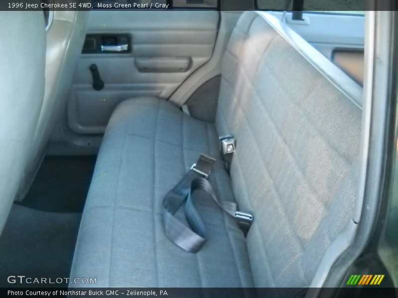 Moss Green Pearl / Gray 1996 Jeep Cherokee SE 4WD