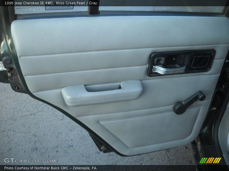 Moss Green Pearl / Gray 1996 Jeep Cherokee SE 4WD
