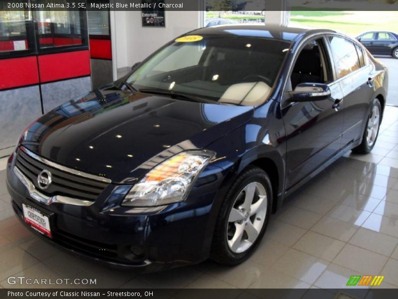 Majestic Blue Metallic / Charcoal 2008 Nissan Altima 3.5 SE