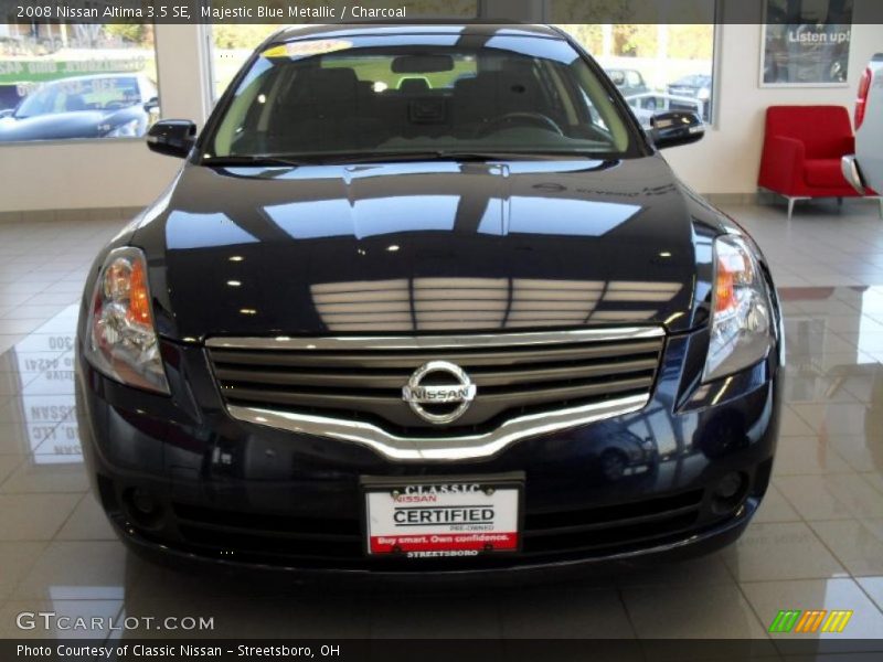 Majestic Blue Metallic / Charcoal 2008 Nissan Altima 3.5 SE