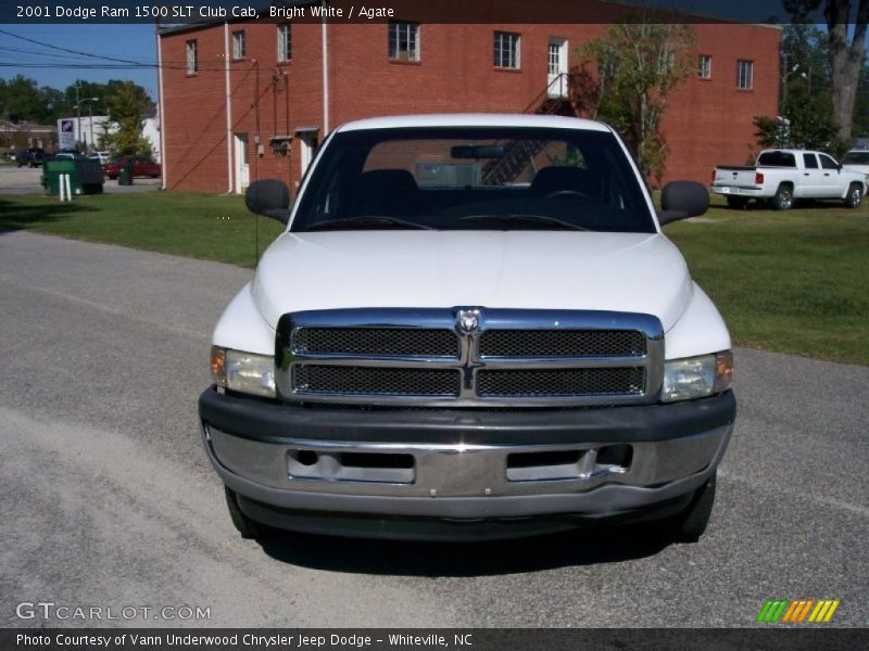 Bright White / Agate 2001 Dodge Ram 1500 SLT Club Cab