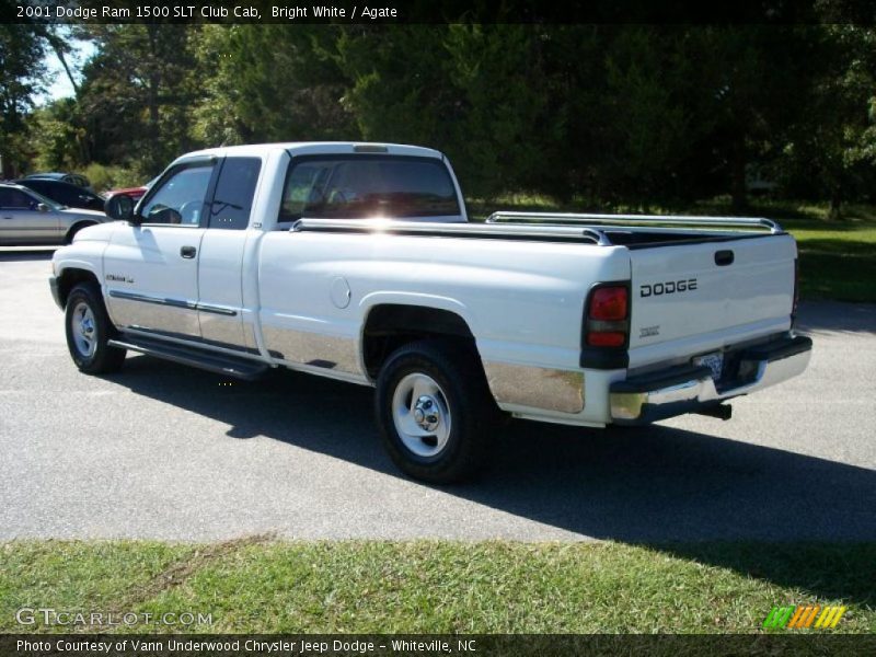 Bright White / Agate 2001 Dodge Ram 1500 SLT Club Cab