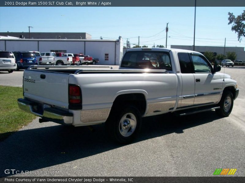 Bright White / Agate 2001 Dodge Ram 1500 SLT Club Cab