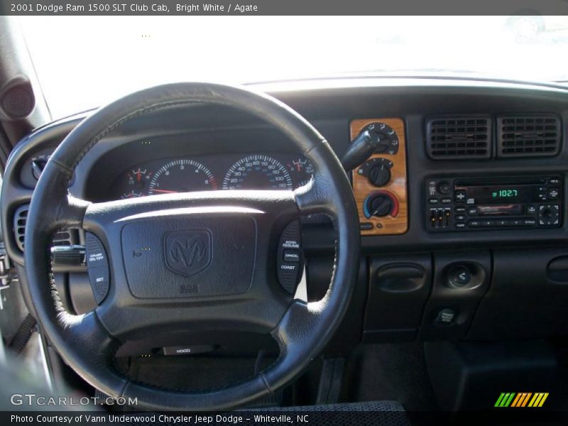 Bright White / Agate 2001 Dodge Ram 1500 SLT Club Cab