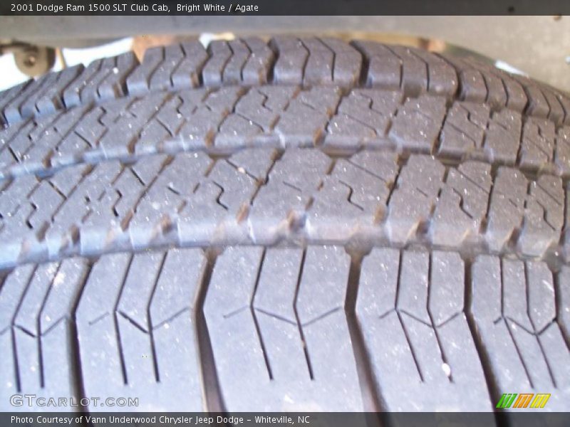 Bright White / Agate 2001 Dodge Ram 1500 SLT Club Cab