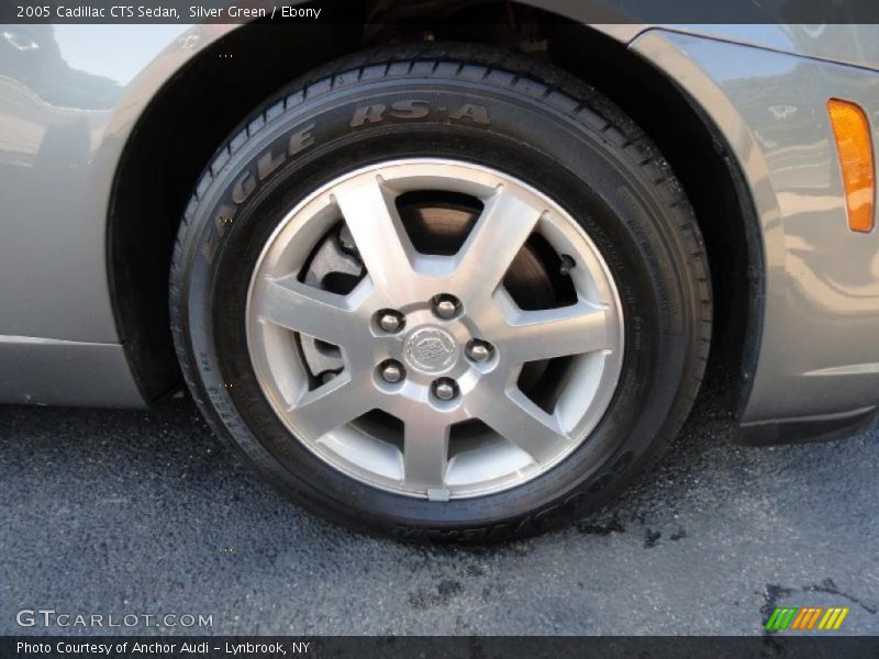 Silver Green / Ebony 2005 Cadillac CTS Sedan