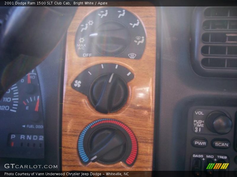 Bright White / Agate 2001 Dodge Ram 1500 SLT Club Cab