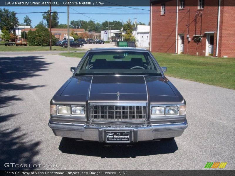 Graphite Metallic / Grey 1989 Mercury Grand Marquis LS