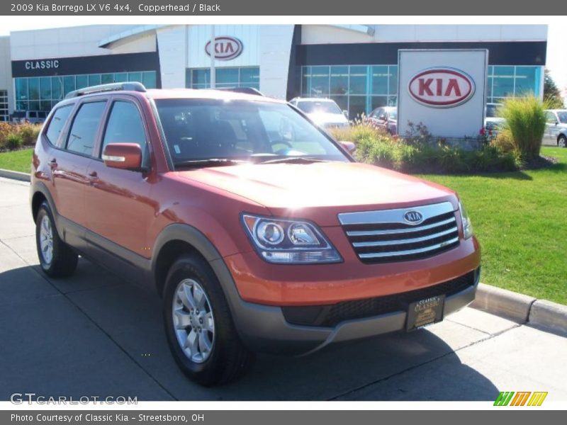 Copperhead / Black 2009 Kia Borrego LX V6 4x4