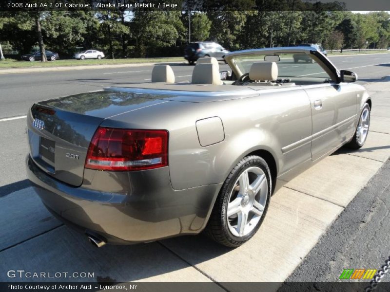 Alpaka Beige Metallic / Beige 2008 Audi A4 2.0T Cabriolet