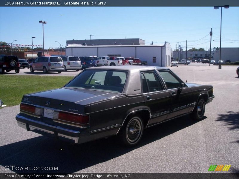 Graphite Metallic / Grey 1989 Mercury Grand Marquis LS