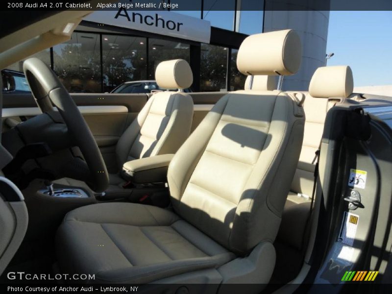 Alpaka Beige Metallic / Beige 2008 Audi A4 2.0T Cabriolet