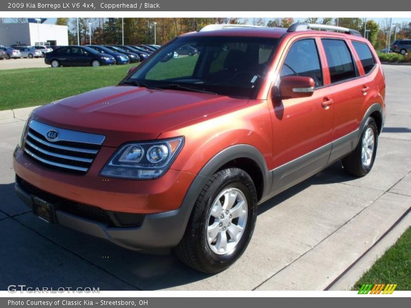Copperhead / Black 2009 Kia Borrego LX V6 4x4