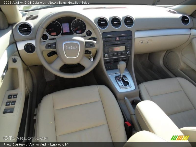 Alpaka Beige Metallic / Beige 2008 Audi A4 2.0T Cabriolet