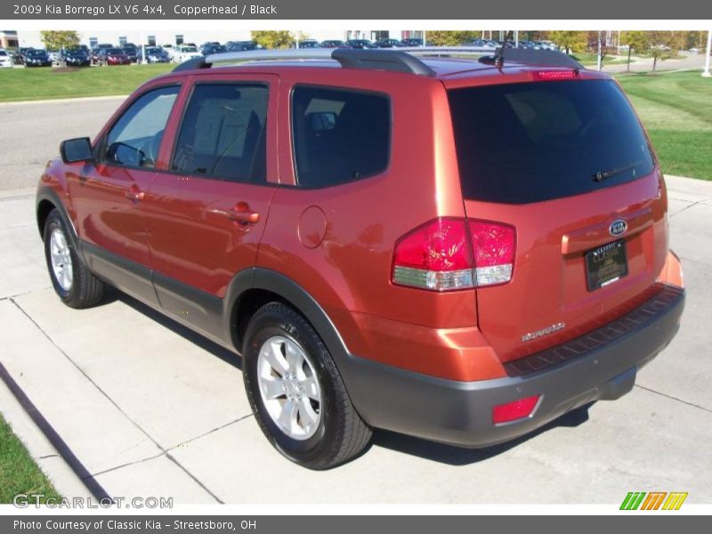 Copperhead / Black 2009 Kia Borrego LX V6 4x4