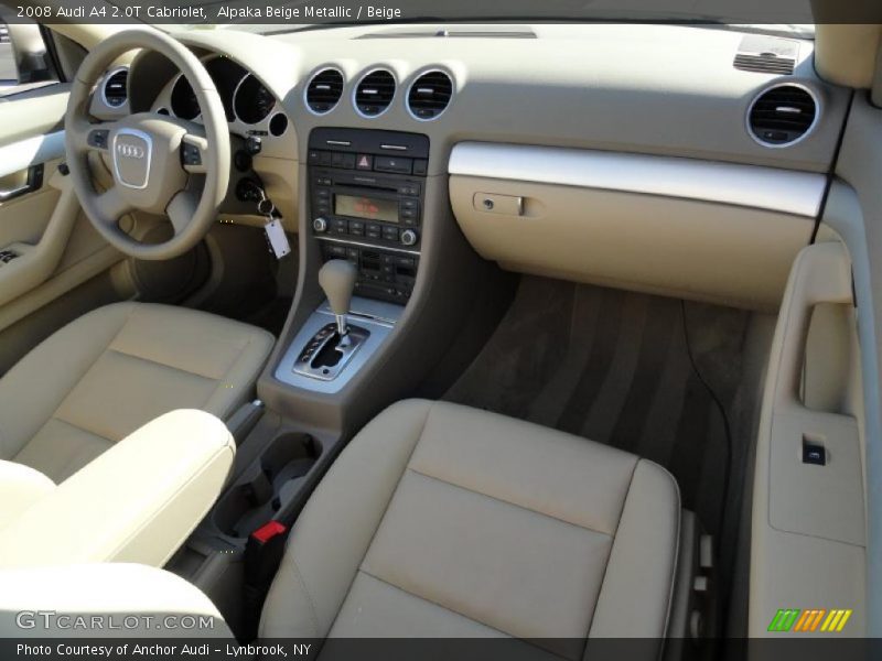 Alpaka Beige Metallic / Beige 2008 Audi A4 2.0T Cabriolet