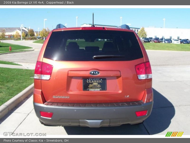 Copperhead / Black 2009 Kia Borrego LX V6 4x4