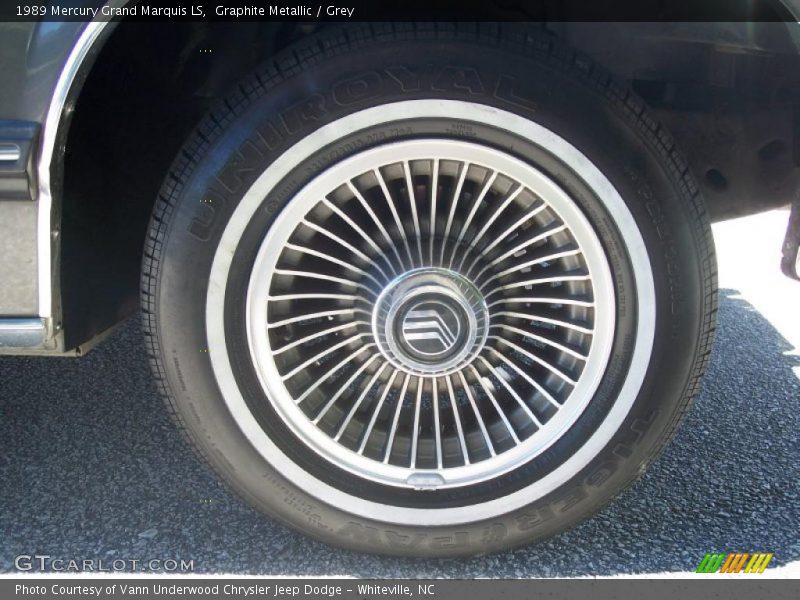 Graphite Metallic / Grey 1989 Mercury Grand Marquis LS