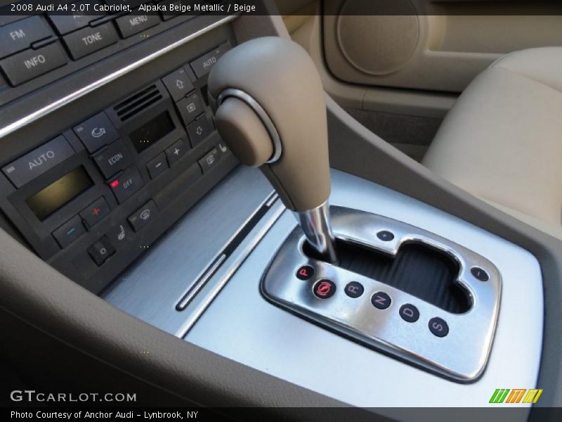 Alpaka Beige Metallic / Beige 2008 Audi A4 2.0T Cabriolet