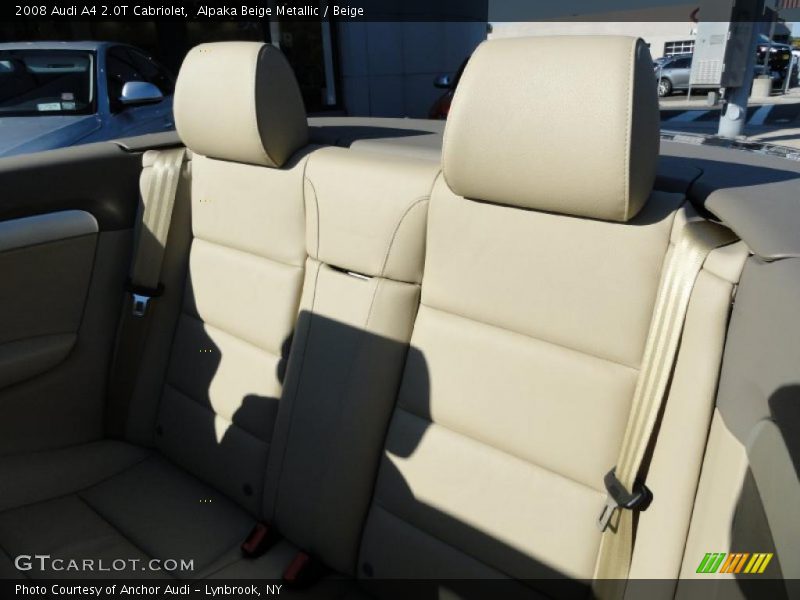 Alpaka Beige Metallic / Beige 2008 Audi A4 2.0T Cabriolet