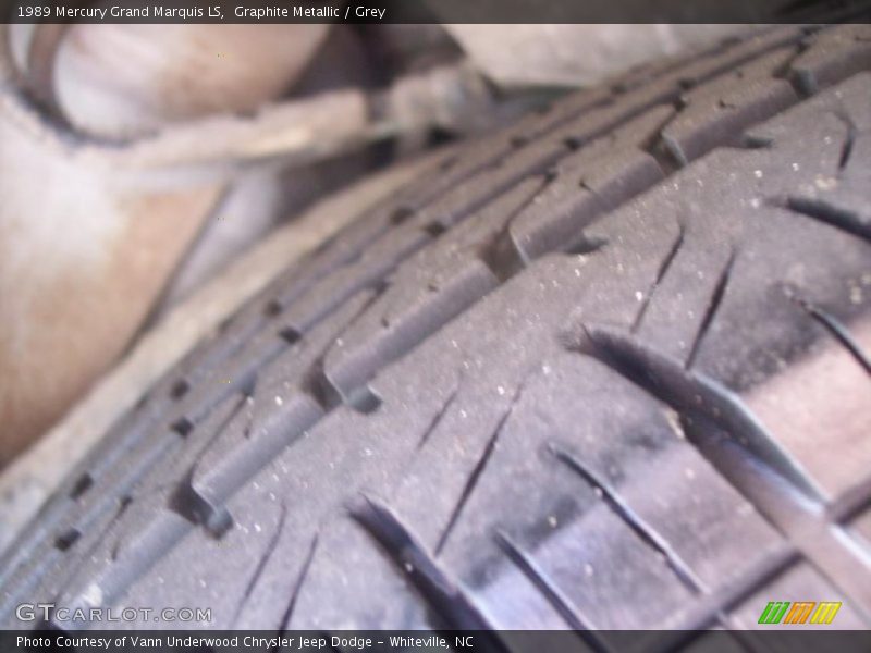 Graphite Metallic / Grey 1989 Mercury Grand Marquis LS