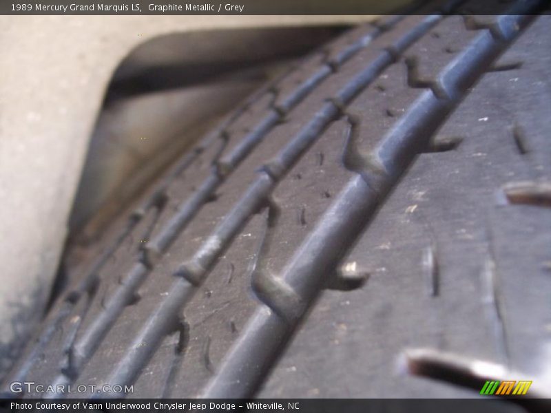 Graphite Metallic / Grey 1989 Mercury Grand Marquis LS