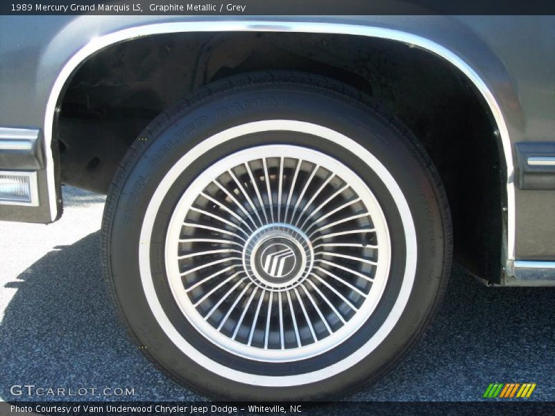 Graphite Metallic / Grey 1989 Mercury Grand Marquis LS