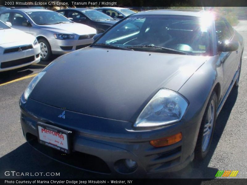 Titanium Pearl / Midnight 2003 Mitsubishi Eclipse GTS Coupe