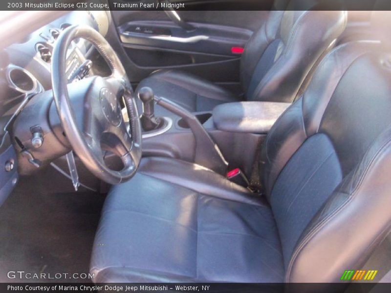Titanium Pearl / Midnight 2003 Mitsubishi Eclipse GTS Coupe