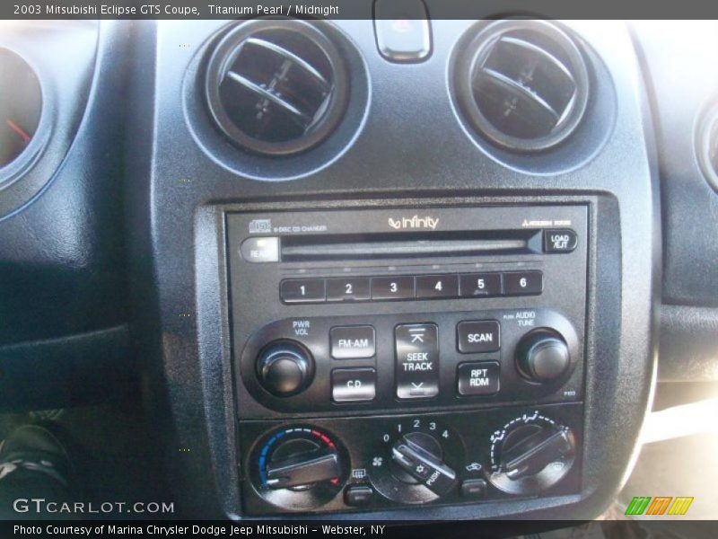 Titanium Pearl / Midnight 2003 Mitsubishi Eclipse GTS Coupe