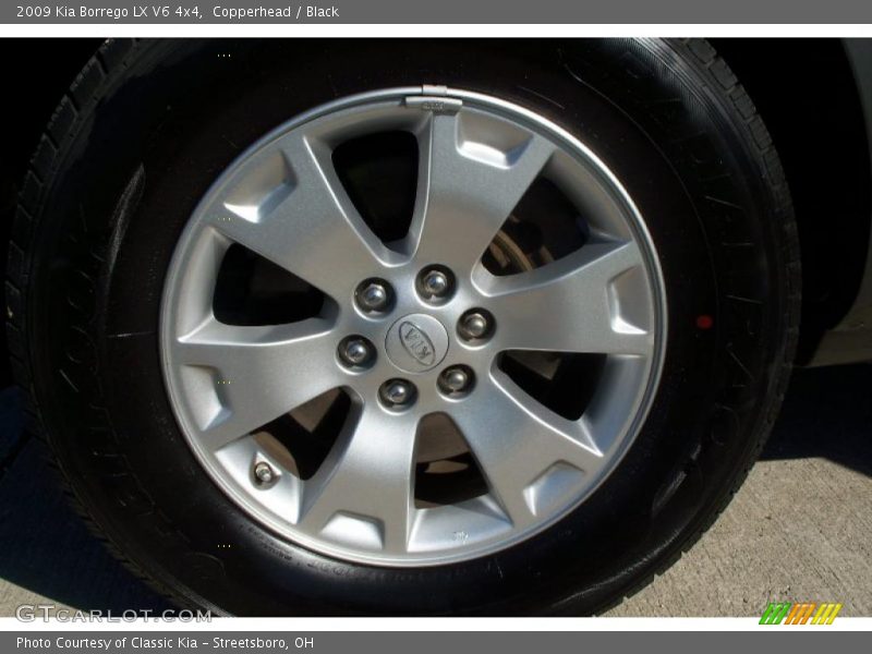 Copperhead / Black 2009 Kia Borrego LX V6 4x4