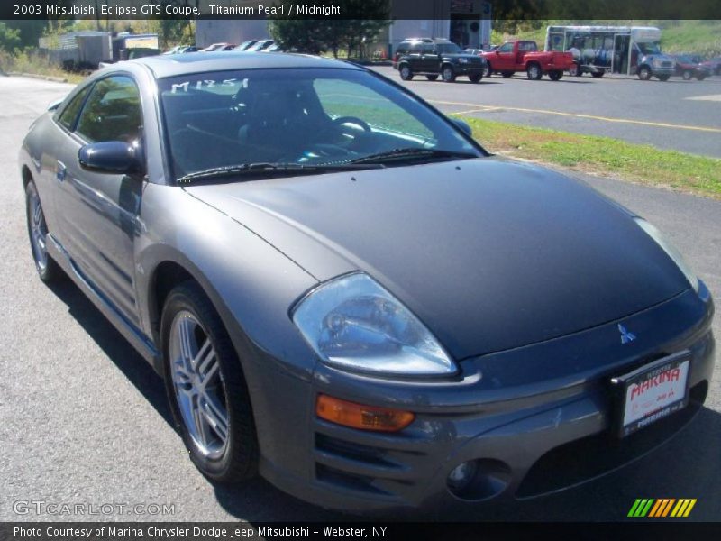 Titanium Pearl / Midnight 2003 Mitsubishi Eclipse GTS Coupe