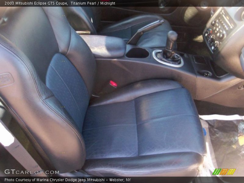 Titanium Pearl / Midnight 2003 Mitsubishi Eclipse GTS Coupe