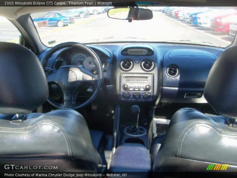 Titanium Pearl / Midnight 2003 Mitsubishi Eclipse GTS Coupe