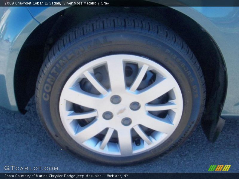 Silver Moss Metallic / Gray 2009 Chevrolet Cobalt LS Sedan
