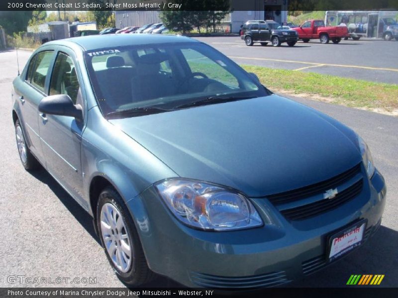 Silver Moss Metallic / Gray 2009 Chevrolet Cobalt LS Sedan