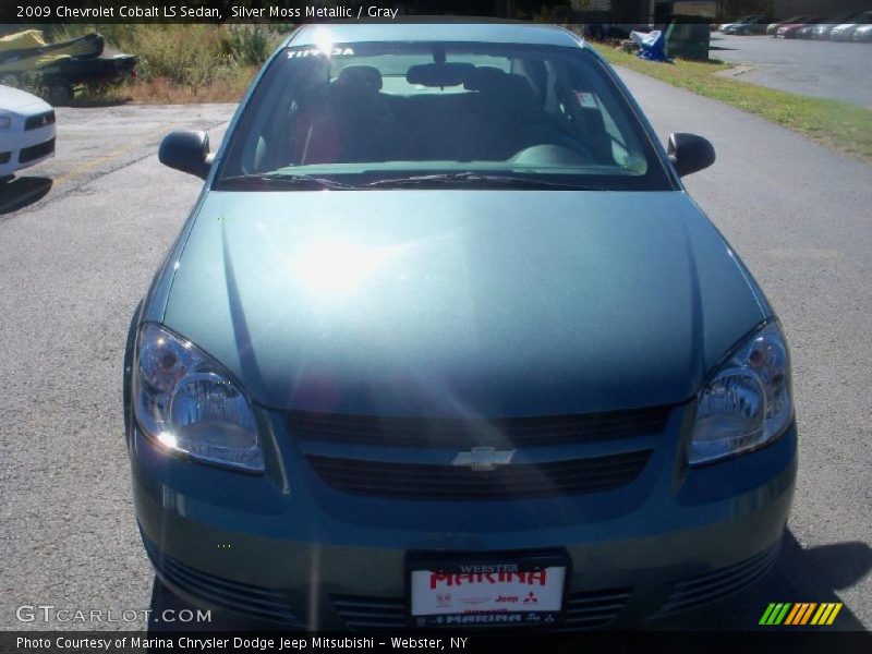 Silver Moss Metallic / Gray 2009 Chevrolet Cobalt LS Sedan