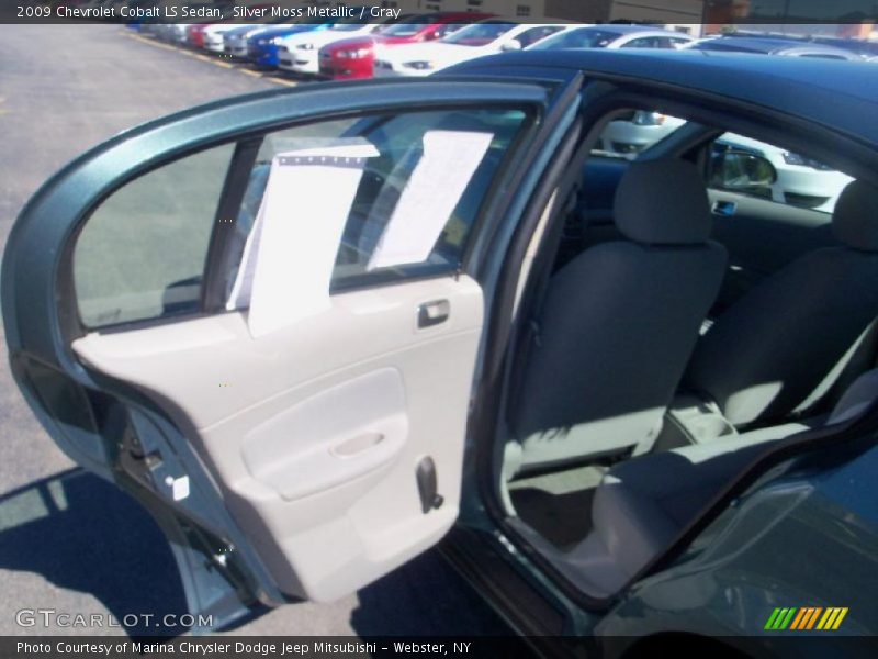 Silver Moss Metallic / Gray 2009 Chevrolet Cobalt LS Sedan