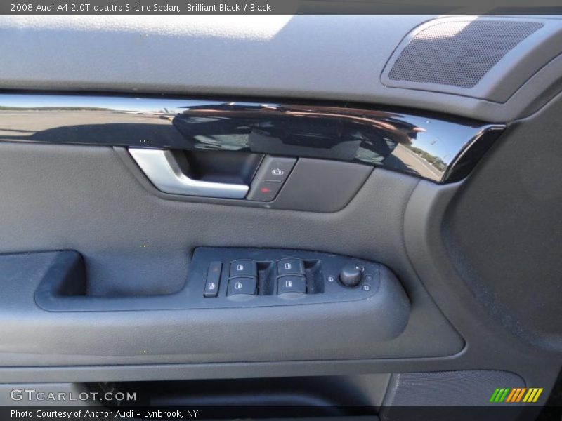 Brilliant Black / Black 2008 Audi A4 2.0T quattro S-Line Sedan