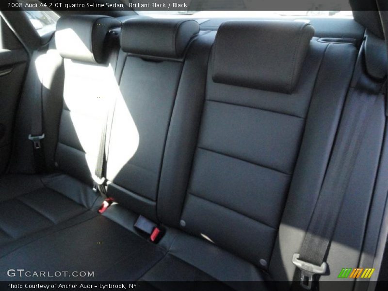 Brilliant Black / Black 2008 Audi A4 2.0T quattro S-Line Sedan