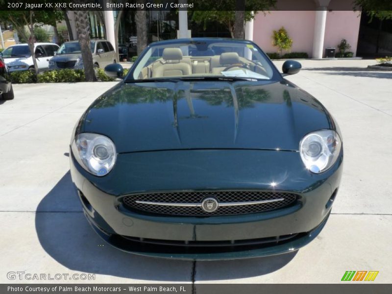 British Racing Green / Caramel 2007 Jaguar XK XK8 Convertible