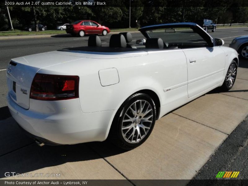 Ibis White / Black 2009 Audi A4 2.0T quattro Cabriolet